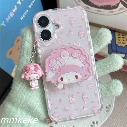 可爱创意小羊支架手机壳