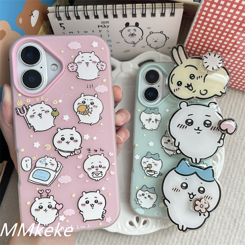 可爱吉伊卡哇旋转支架手机壳