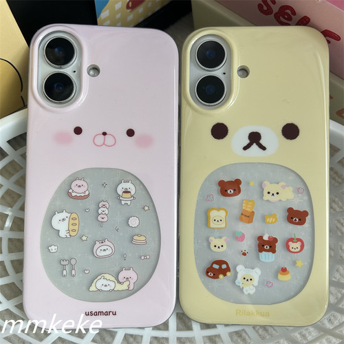 兔丸轻松熊双层imd手机壳