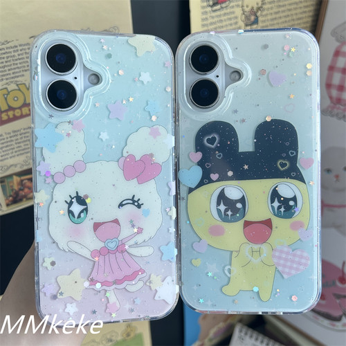 星星眼麻美吉甜心吉双层手机壳