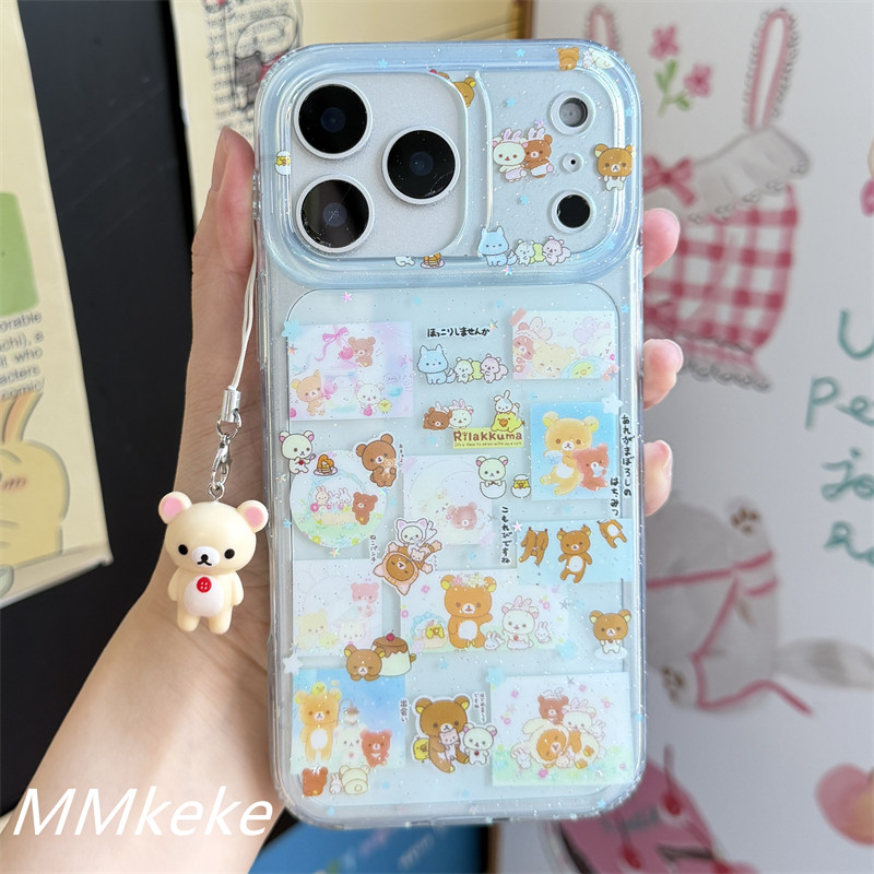 MMkeke韩系ins古早日系萌物轻松熊鼻孔鸡适用iphone17promax双层imd手机壳苹果16pro保护套15pm可爱14闪粉13,3C数码配件,手机保护套/壳,淘宝优惠券,粉丝福利购,淘宝优惠卷