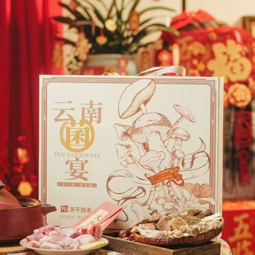 云南冻干菌菇礼盒装大礼包