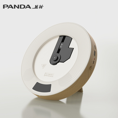 熊猫CD机CD62专辑播放器唱片光盘光碟壁挂复古高音质音响一体蓝牙