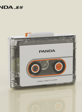 熊猫6508新品立体声磁带播放机随身听卡带单放老式复古蓝牙可充电