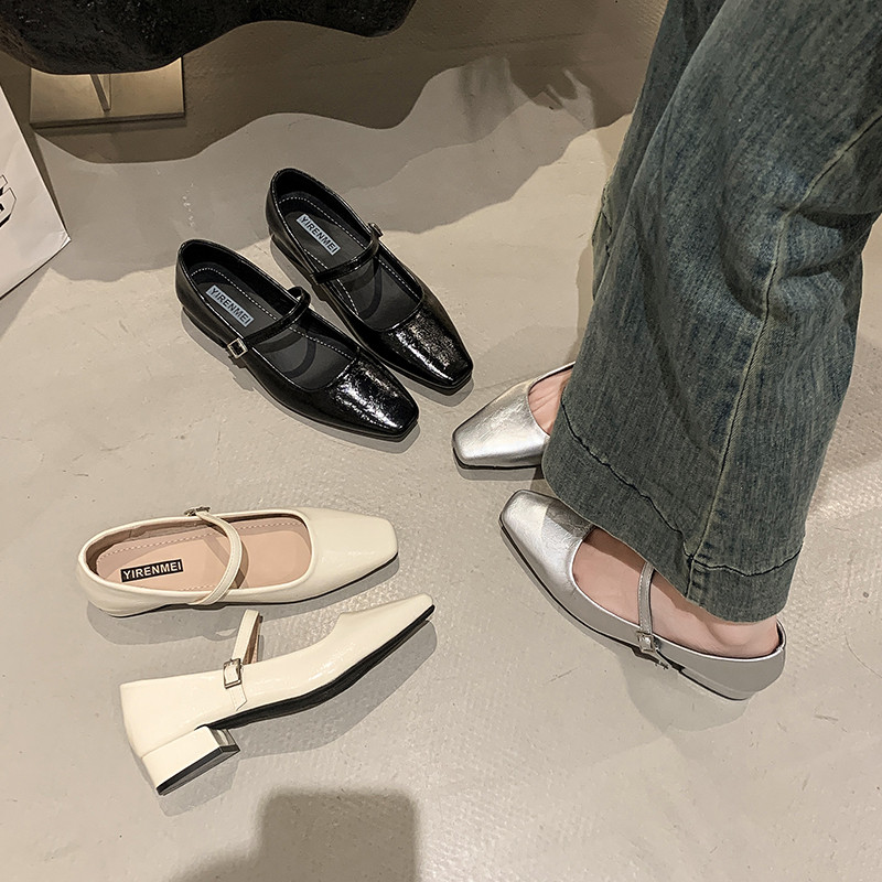 2025 French Square Toe Mary Janes with Single Strap Heel - Product image 4