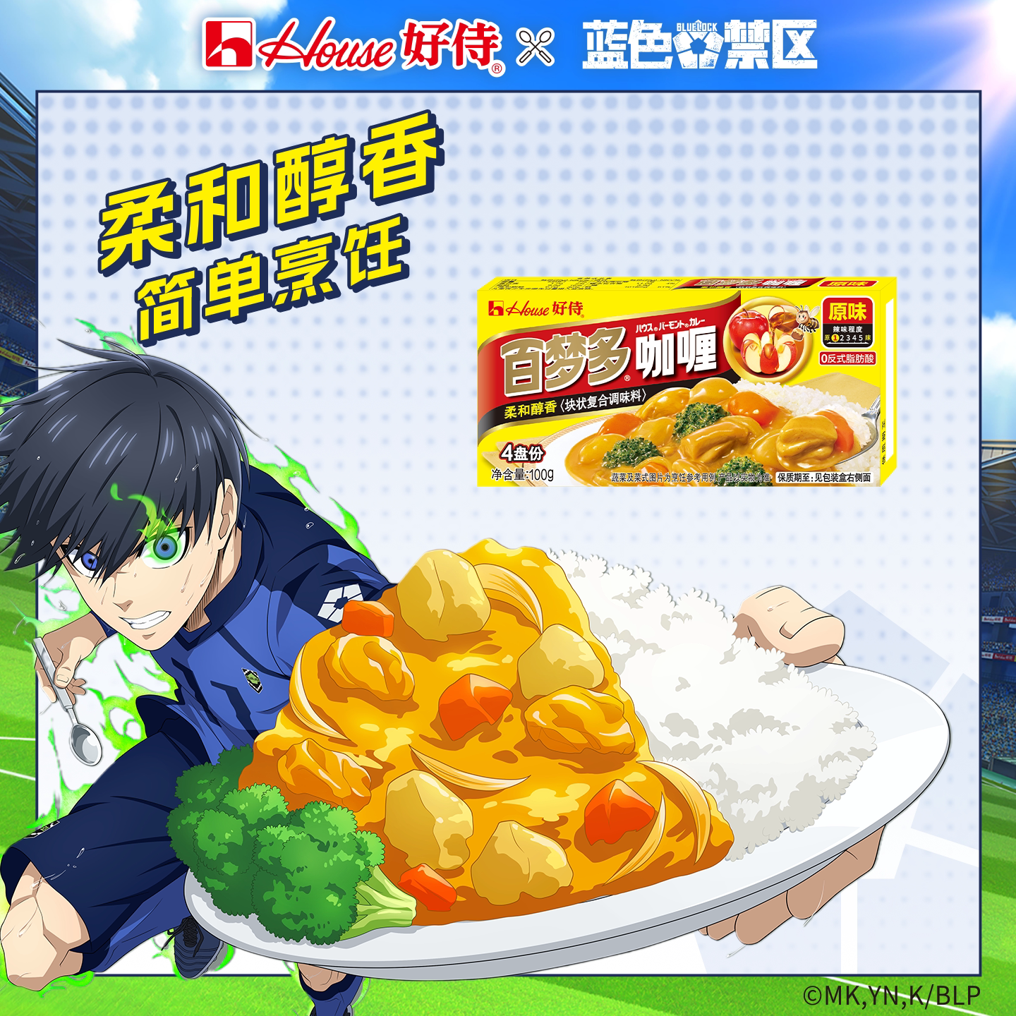好侍百梦多咖喱块原味100g图片