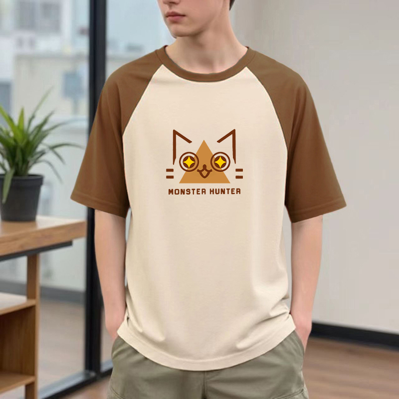 怪物猎人周边世界T恤男纯棉短袖