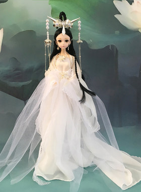 中国风娃娃女孩生日礼物换装玩具