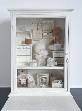 达玲AuntHui Made合作款微缩古董柜blythe蓝豆豆BJDob11娃屋家具