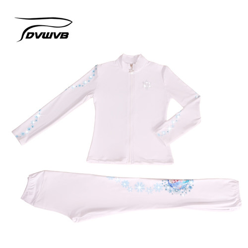 滑冰训练服卡通烫钻儿童