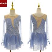 DVWVB花样滑冰专业定制女童表演比赛考级裙子花样滑冰演出服Y48