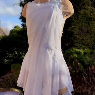 DVWVB设计定制体操花样滑冰服舞台表演服轮滑考级儿童成人女K317