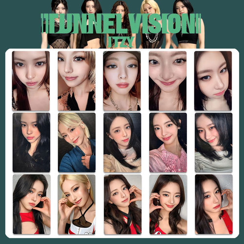 ITZY梯TUNNEL VISION专辑小卡STARRIVER星河特典小卡随机卡特别卡