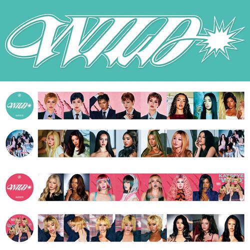 KATSEYE胶带  katseye新专辑WILD周边手账kpop明星和纸手账胶带