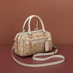 潮流正品包包女2025新款高级感女士真皮波士顿手提枕头包斜挎小包