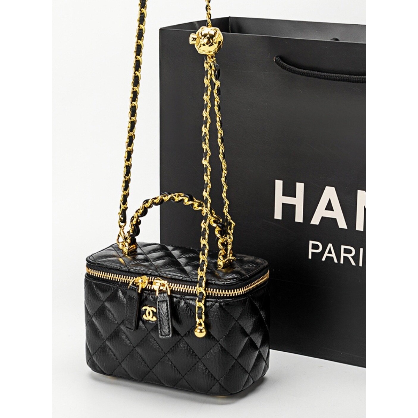 黑色小包包女2025巨好看包包轻奢