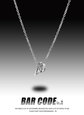 高级感几何简约项链男生小众时尚