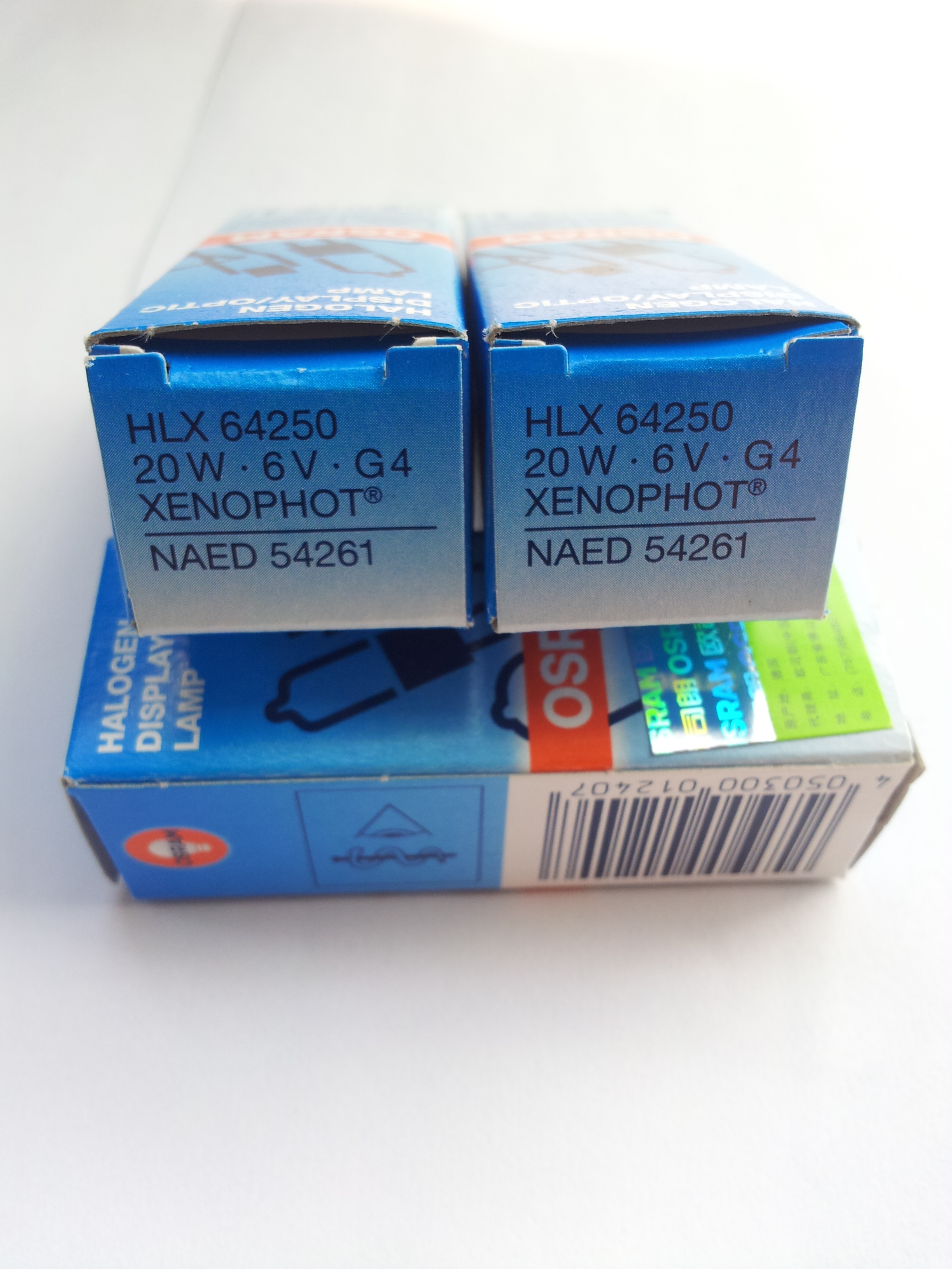 欧司朗卤钨灯泡6v20w仪器显微镜