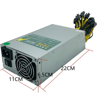 2200W 2000W 12V支持显卡平台L3 852电源 1800W 2U单路2500W