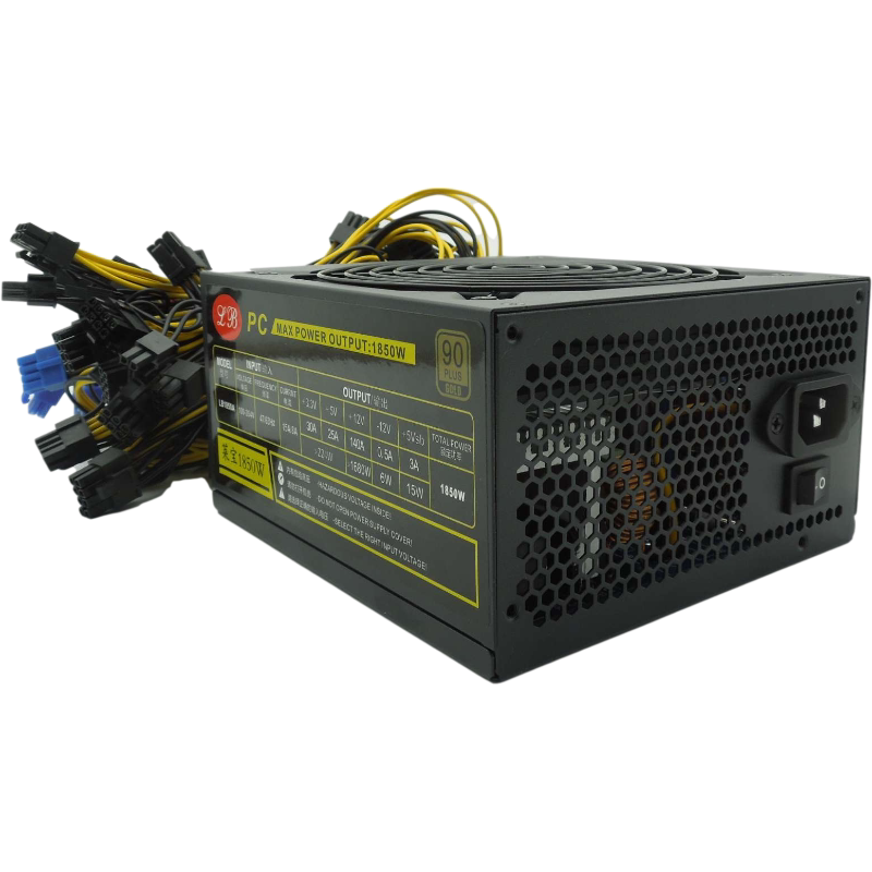 多路显卡电源1600w/1650w/1800w/1850w/2000w/2200w/3300w8卡平台