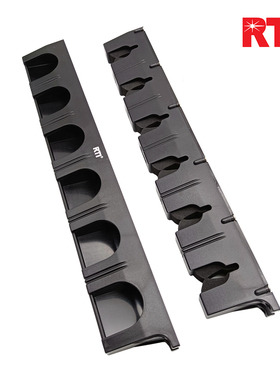 RTI鱼竿挂墙陈列展示架鱼杆收纳组合拼接路亚海竿手竿矶竿固定架