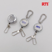 RTI伸缩扣别针路亚钓鱼防丢失手绳钢丝户外自动收缩钥匙扣拉线器