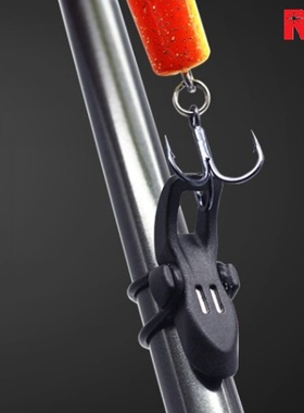 rti新品磁性挂钩挂饵器路亚鱼竿拟饵专用三本钩三锚钩鱼钩架垂钓