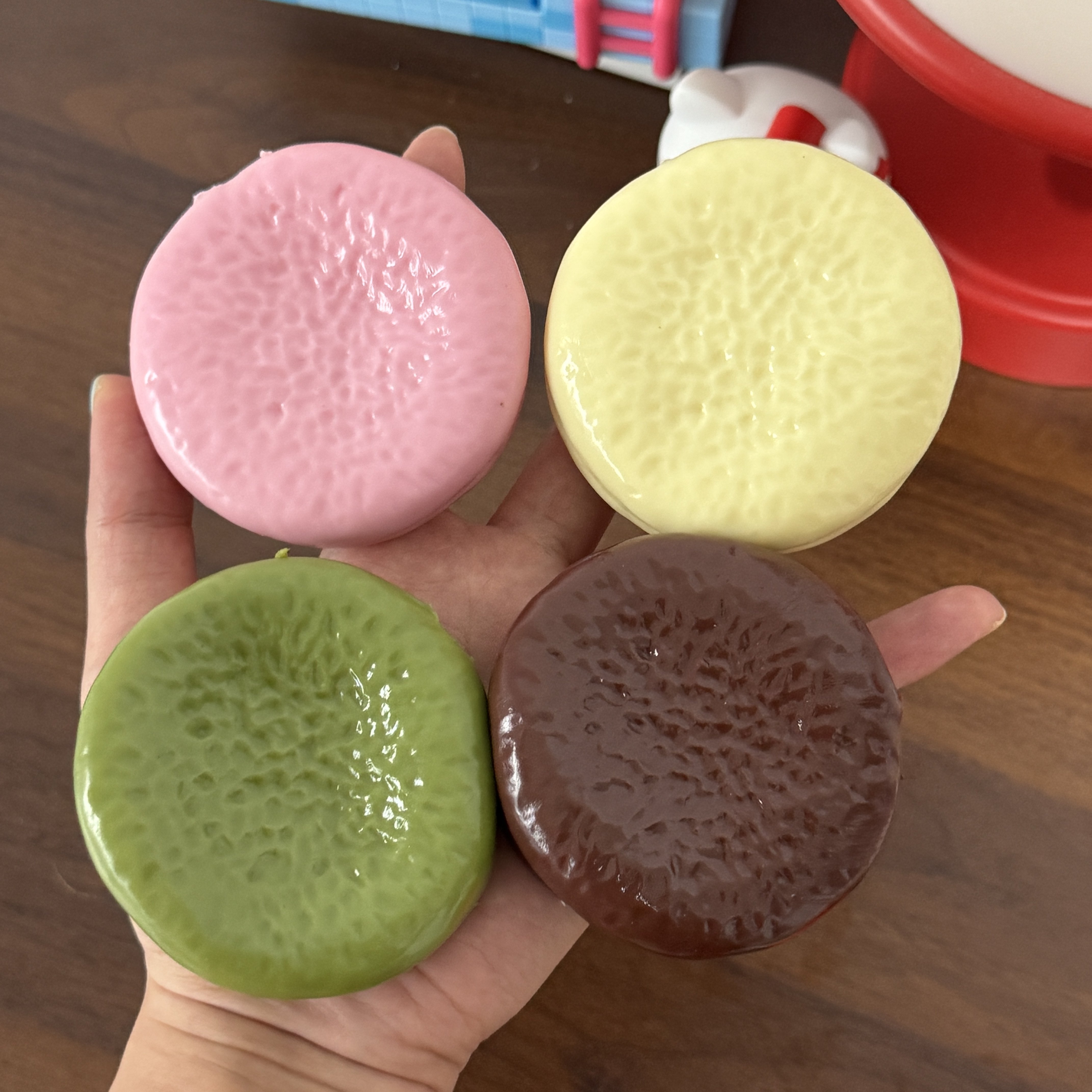 手作球球皮-巧克力派球皮带塞子图片