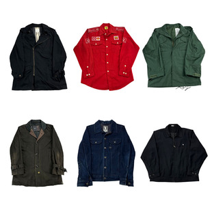 vintage古着美式 阿美咔叽男女外套S48 复古中古港风棒球服工装
