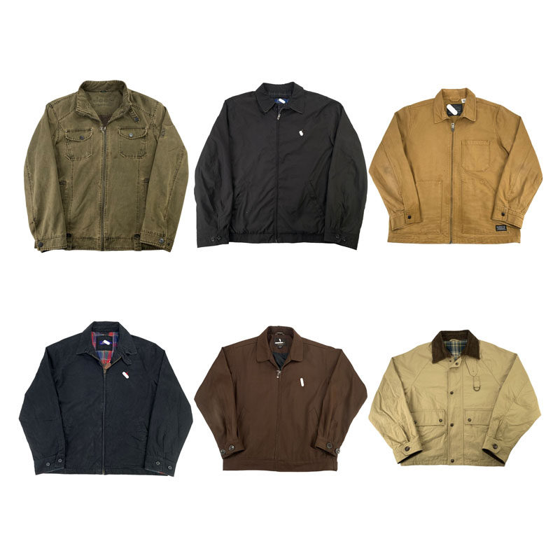 vintage古着美式复古中古港风棒球服工装阿美咔叽男女外套S58,男装,夹克,淘宝优惠券,粉丝福利购,淘宝优惠卷