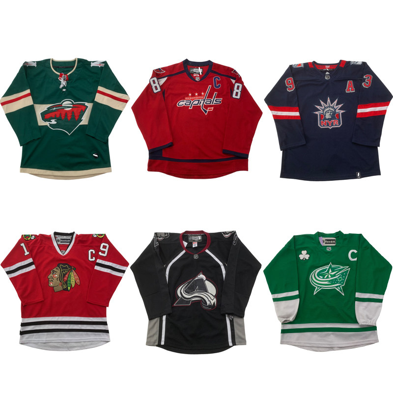 vintage古着美式原宿街头嘻哈宽松字母刺绣长袖冰球衣棒球服z2