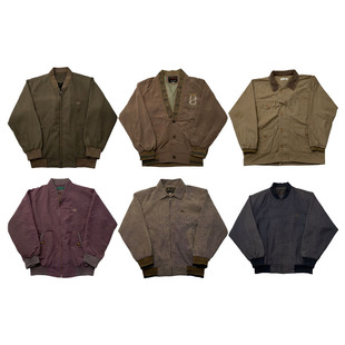 vintage古着美式 阿美咔叽男女外套G179 复古中古港风棒球服工装