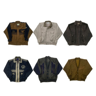 vintage古着美式 阿美咔叽男女外套H128 复古中古港风棒球服工装