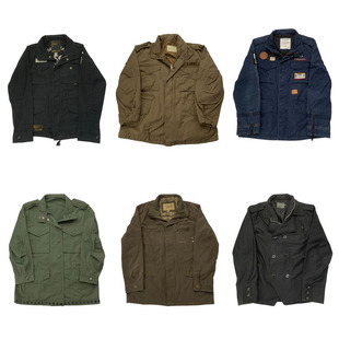 BF男女外套Z15 猎人装 vintage古着美式 复古阿美咔叽做旧多袋工装