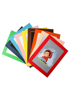 简易画框a3a4k纸裱框素描卡纸8开装 裱儿童画框相框外框作品展示框