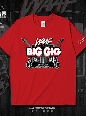 美国波士顿工业金属乐队Godsmack短袖T恤男女衣服夏装0005设 无界