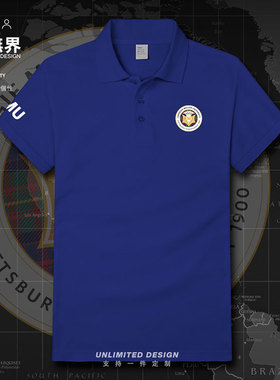 美国CMU卡内基梅隆大学短袖T恤男女翻领POLO衫纪念款衣服设 无界