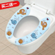 可水洗马桶垫粘贴式 家用卫生间可爱保暖加绒马桶圈卡通马桶贴垫子