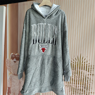 出口美国 厚实秋冬加厚羊羔绒保暖懒人袍晨袍浴袍家居服大码300斤