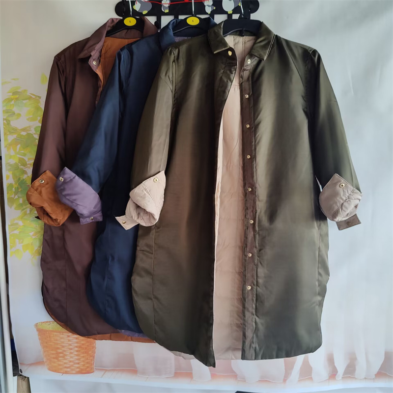 休闲款学生长袖薄款棉衣棉服