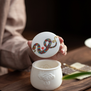 蛇年运转好运来旅行快客杯酒店出差伴手礼旅行茶具套装 家用办公