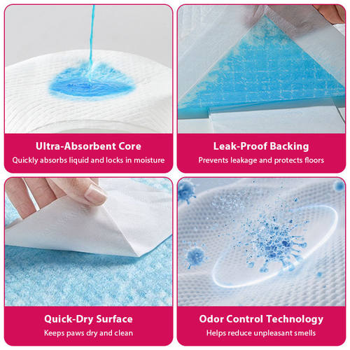Lead-Free Antibacterial Odor-Resistant Dog Urine Pad