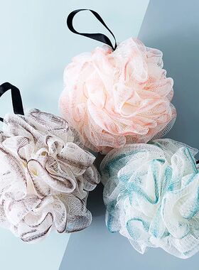 1 Pc Large Bath Ball Rich Bubble Bath Towel Scrubber Body Cl