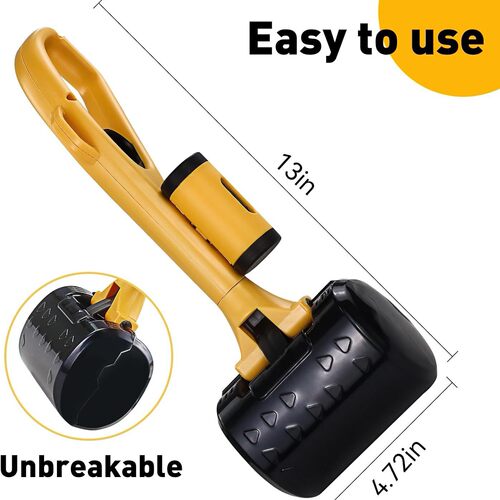 Dog Poop Scooper with Bag Attachment with 20Pcs Bag Refills