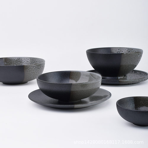 Chinese Style Commercial Ceramic Round Plate, Taiji Sushi Pl