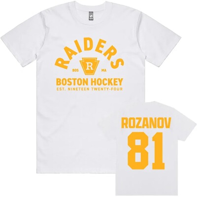 TV Heated Rivalry Llya Rozanov 81 Boston Raiders Tee Women M