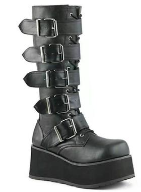 2021 women wedge boots faion boots Knight Boots厚底骑士靴