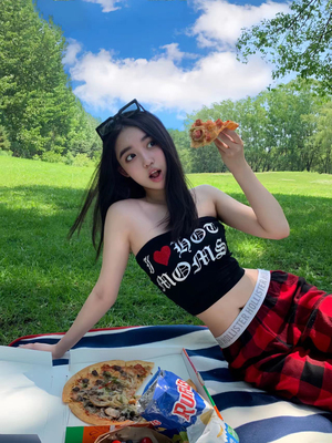 水钻PGND2024双色抹胸