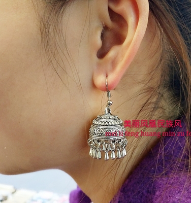 复古波西米亚风多色耳饰品