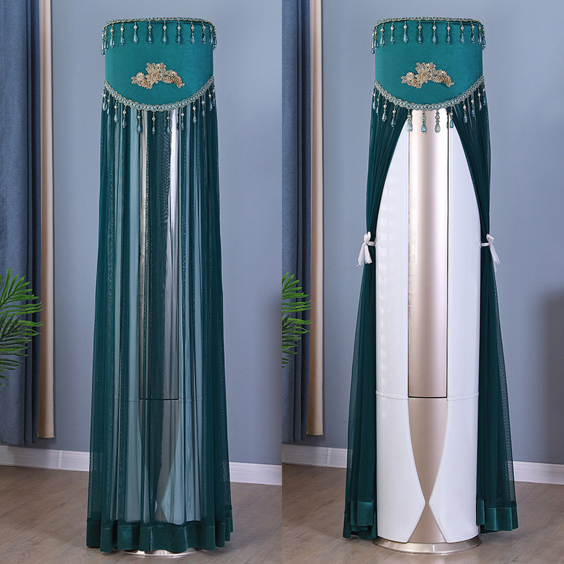 空调罩圆形通用格力美的奥克斯海尔开机不取立式圆柱形柜机防尘罩